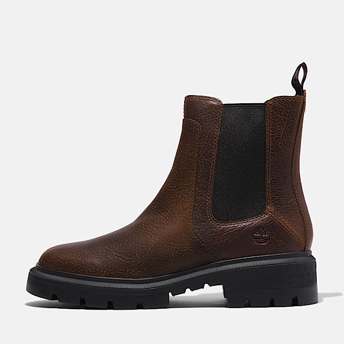 Botas Chelsea Cortina Valley para mujer en marrón oscuro