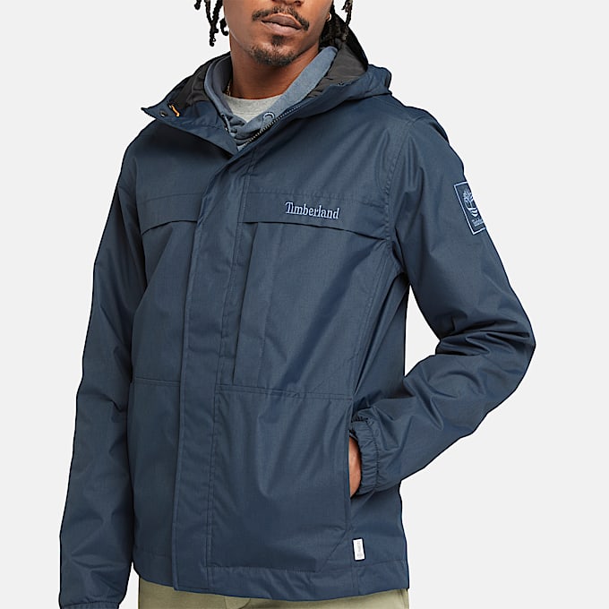 Benton Waterproof Shell Jacket for Men in Dark Blue
