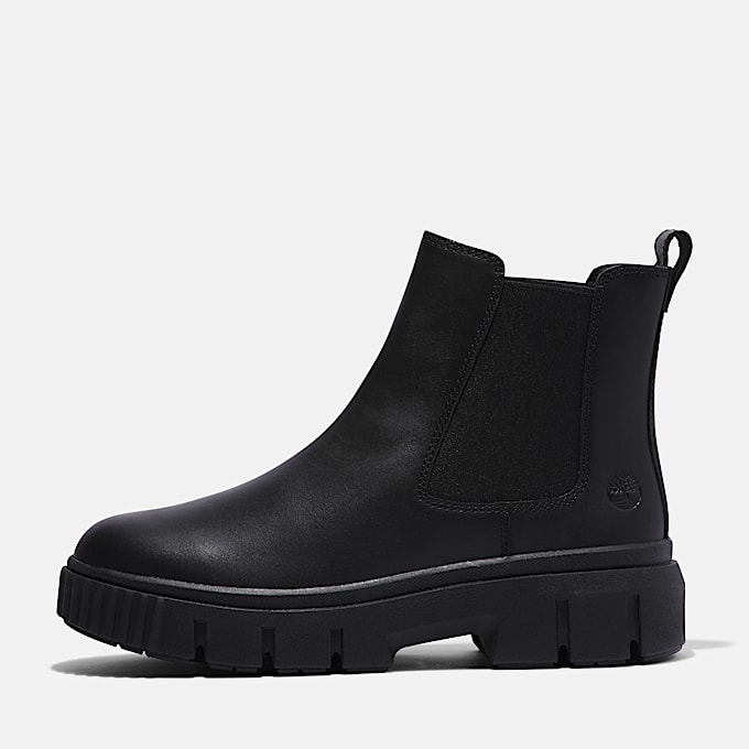 Greyfield Chelsea Boot fr Damen in Schwarz TBL Schwarz ALT7