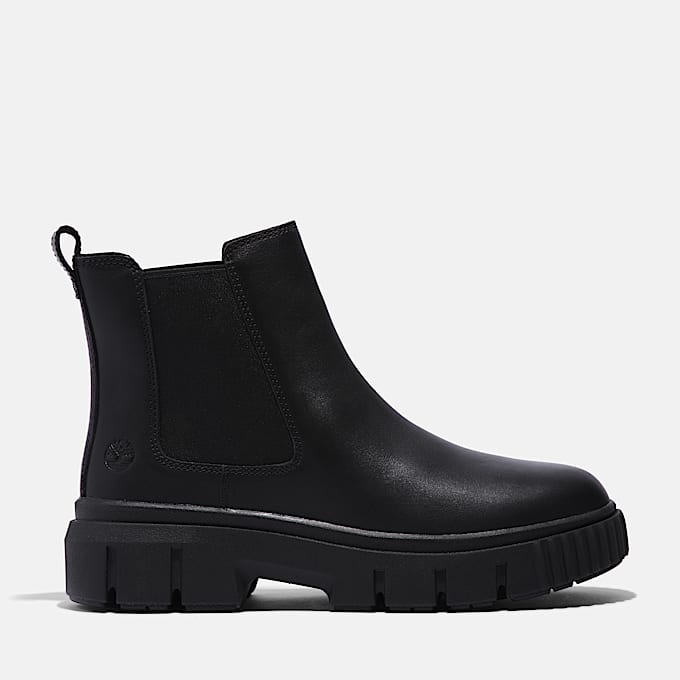 Greyfield Chelsea Boot fr Damen in Schwarz TBL Schwarz HERO