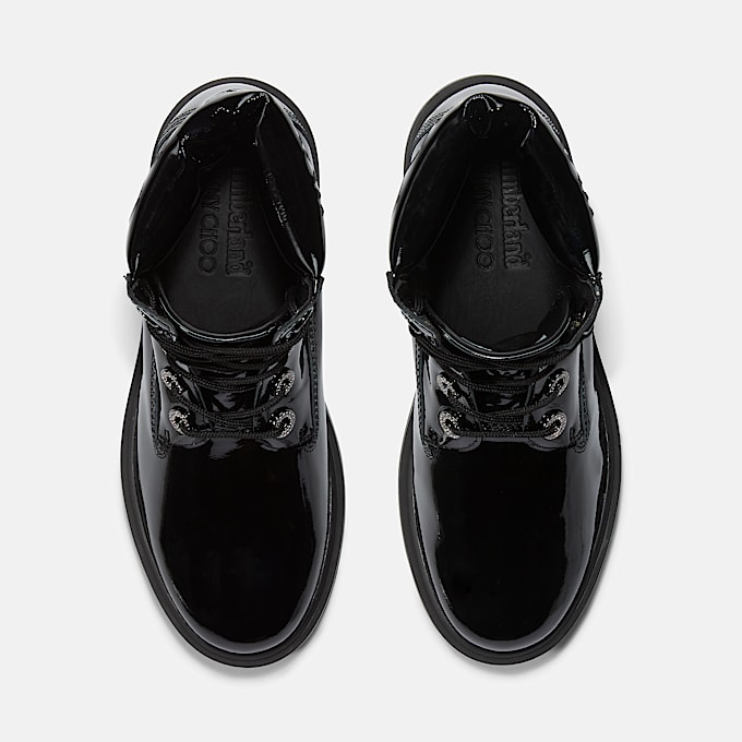 Stivale 6 Inch con Imbracatura Al Ginocchio Jimmy Choo x Timberland® da Donna in colore nero