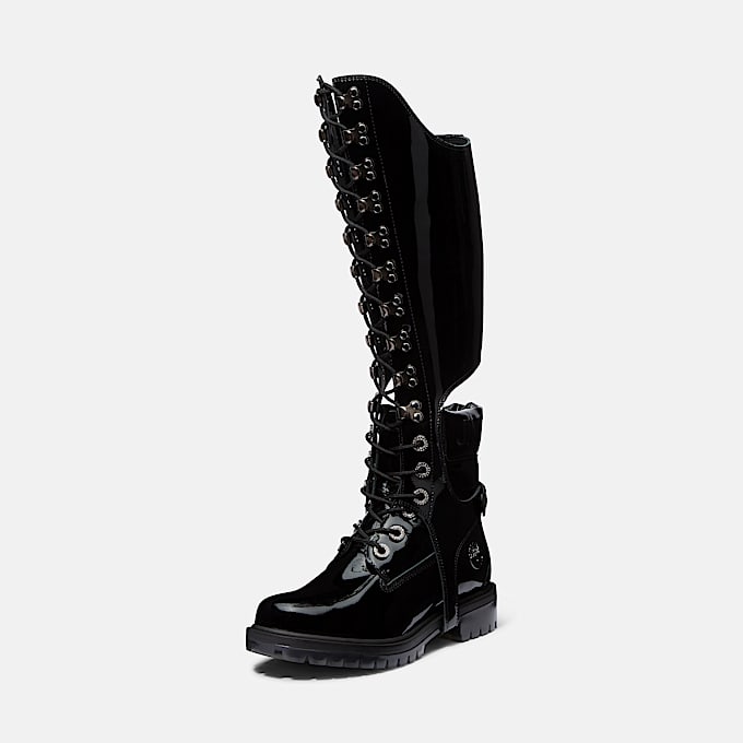Stivale 6 Inch con Imbracatura Al Ginocchio Jimmy Choo x Timberland® da Donna in colore nero