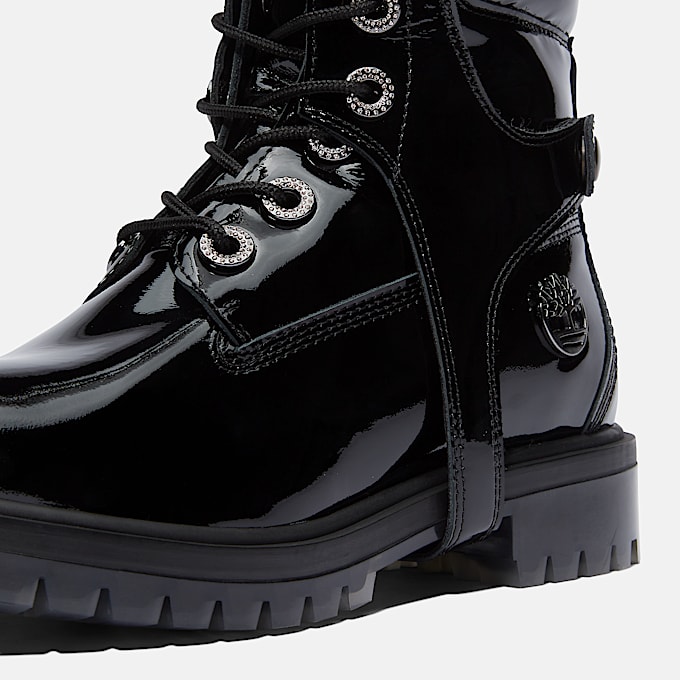 Stivale 6 Inch con Imbracatura Al Ginocchio Jimmy Choo x Timberland® da Donna in colore nero