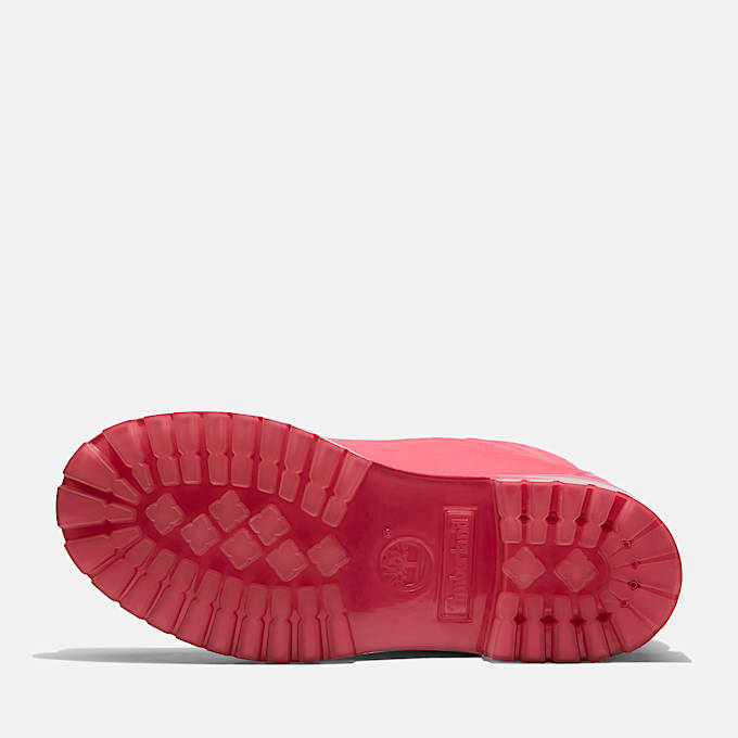 Bottine à col matelassé Jimmy Choo x Timberland® pour femme en rose