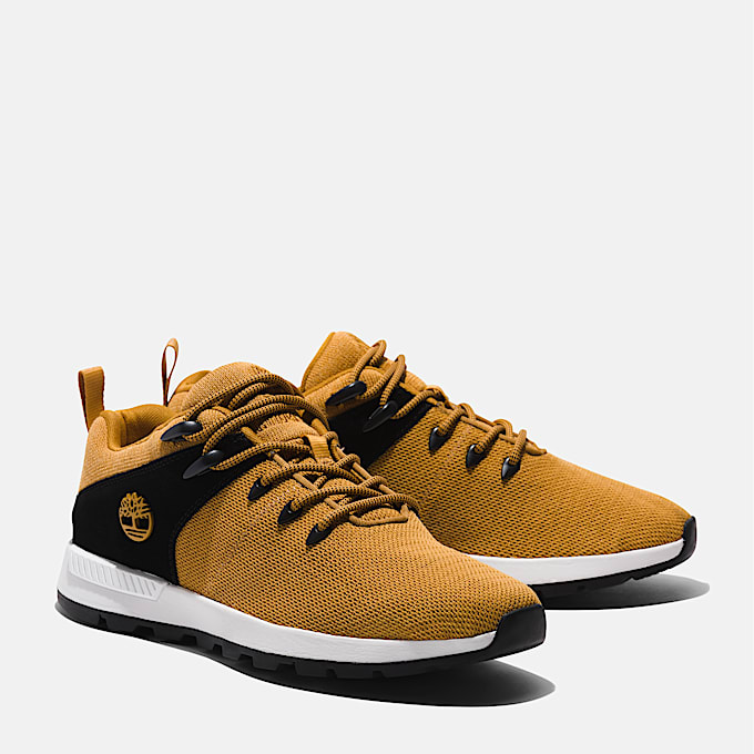 Sprint Trekker Lace-Up Low Trainer for Men in Yellow