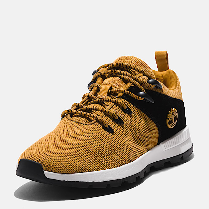 Sprint Trekker Lace-Up Low Trainer for Men in Yellow