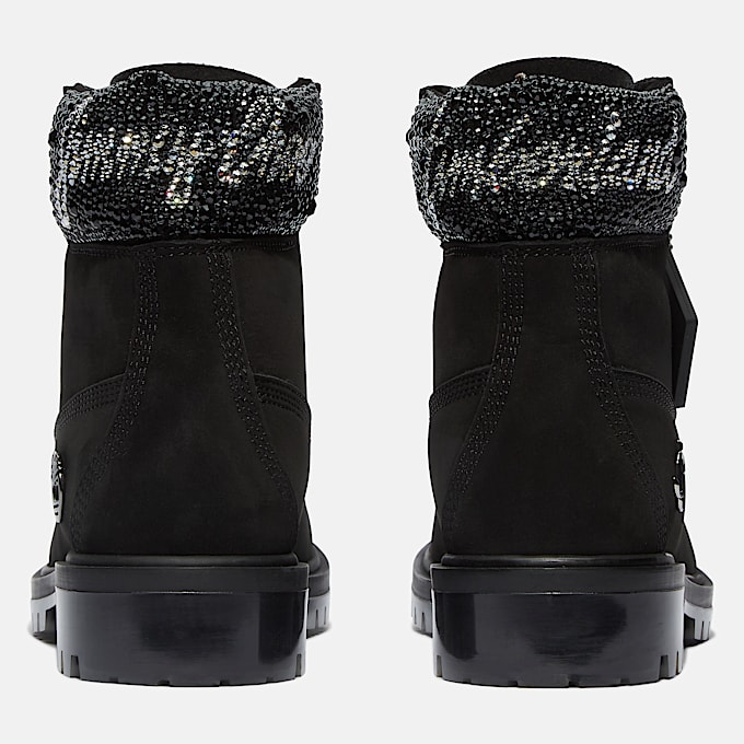 Stivale 6 Inch con Cristalli Jimmy Choo x Timberland® da Donna in colore nero