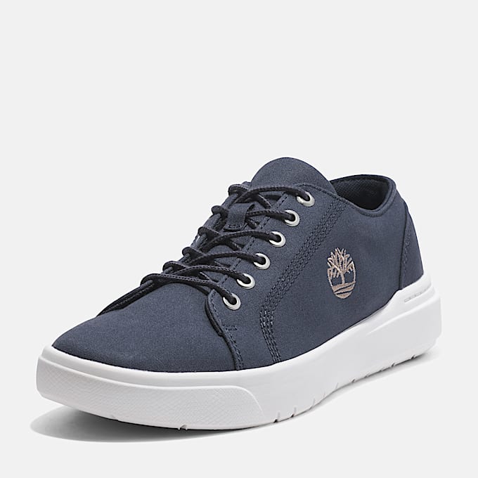 Basket basse à lacets Seneca Bay pour homme en bleu foncé