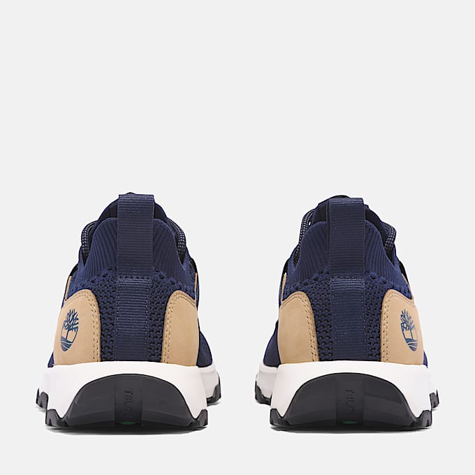 Sneaker Bassa Stringata Winsor Trail da Uomo in blu scuro