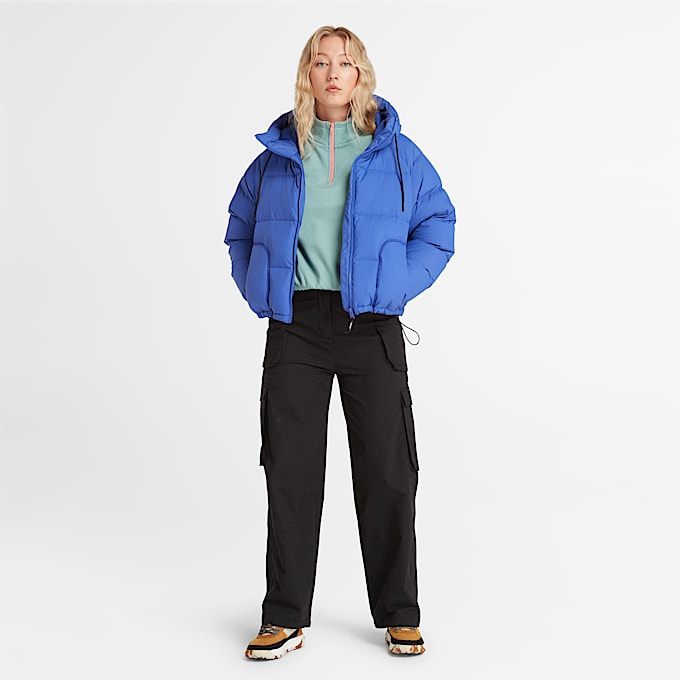 Geweven Utility-broek voor dames in zwart