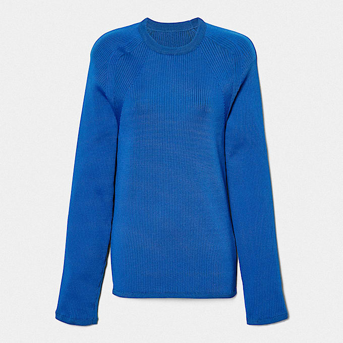 Strato Base in Maglia Timberland® x Suzanne Oude Hengel Future73 da Donna in blu