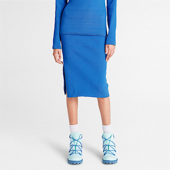 Gonna in Maglia Timberland® x Suzanne Oude Hengel Future73 da Donna in blu