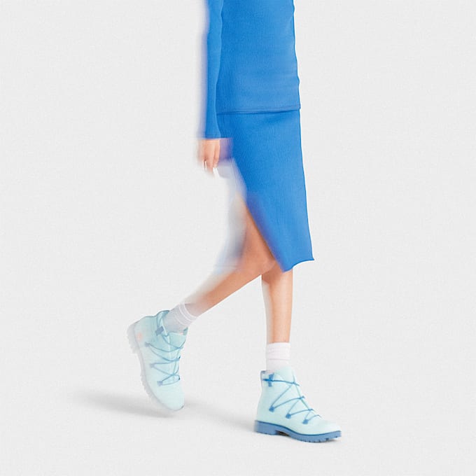 Gonna in Maglia Timberland® x Suzanne Oude Hengel Future73 da Donna in blu