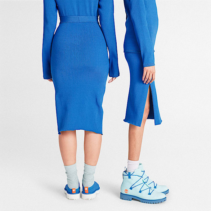 Gonna in Maglia Timberland® x Suzanne Oude Hengel Future73 da Donna in blu