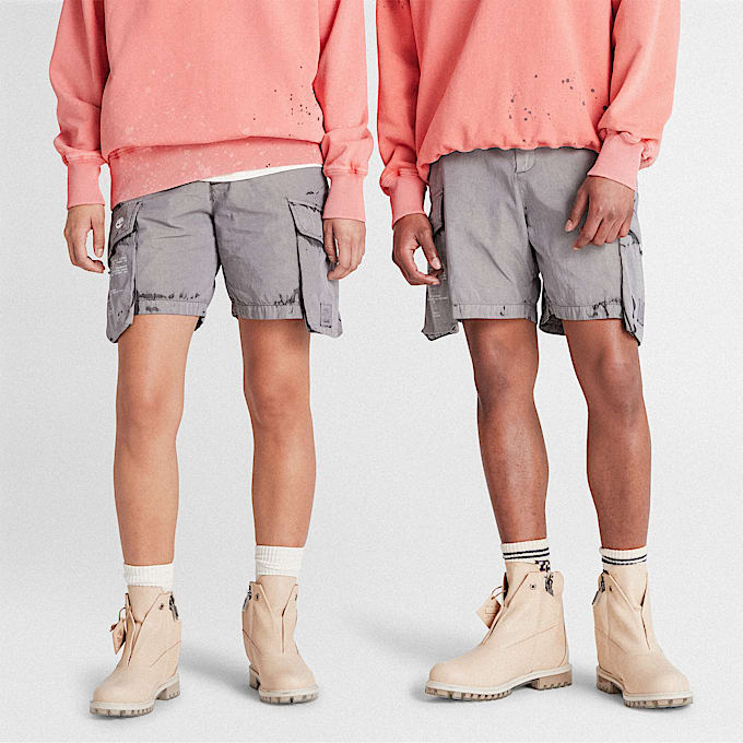 Shorts Cargo Timberland® x A-COLD-WALL* Future73 Unisex in grigio scuro - 1