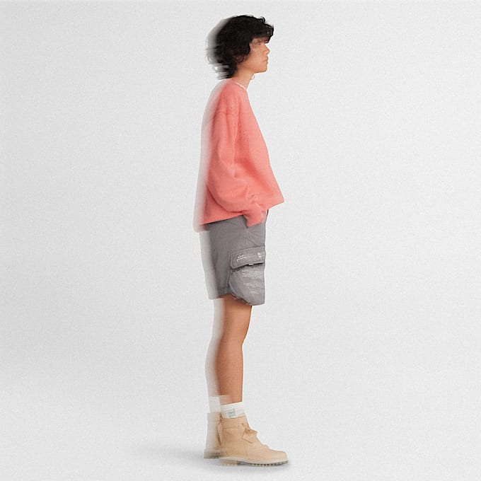 Shorts Cargo Timberland® x A-COLD-WALL* Future73 Unisex in grigio scuro