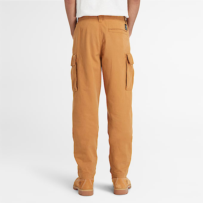 Brookline Twill Cargo Trouser for Men in Yellow