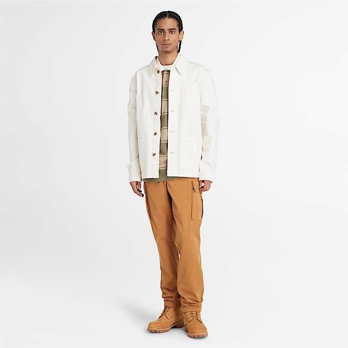 Brookline Twill Cargo Trouser for Men in Yellow