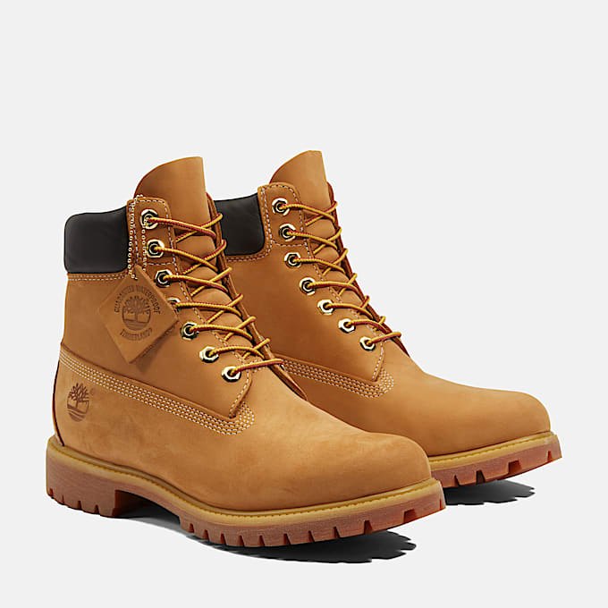 Wasserdichter Timberland Premium 6Inch Boot fr Herren in Gelb TBL Gelb ALT4