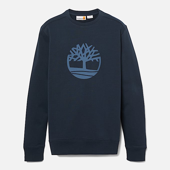 Kennebec River Sweatshirt mit Rundhalsausschnitt für Herren in Dunkelblau
