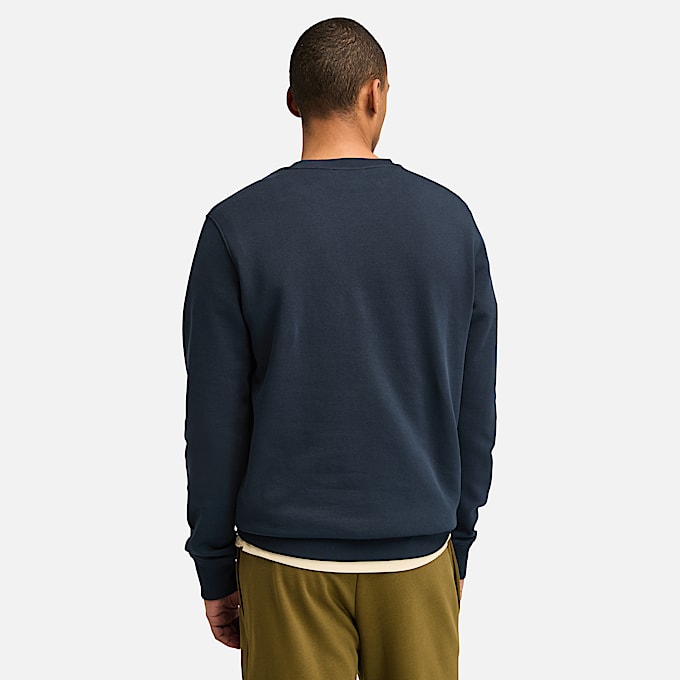 Kennebec River Sweatshirt mit Rundhalsausschnitt für Herren in Dunkelblau