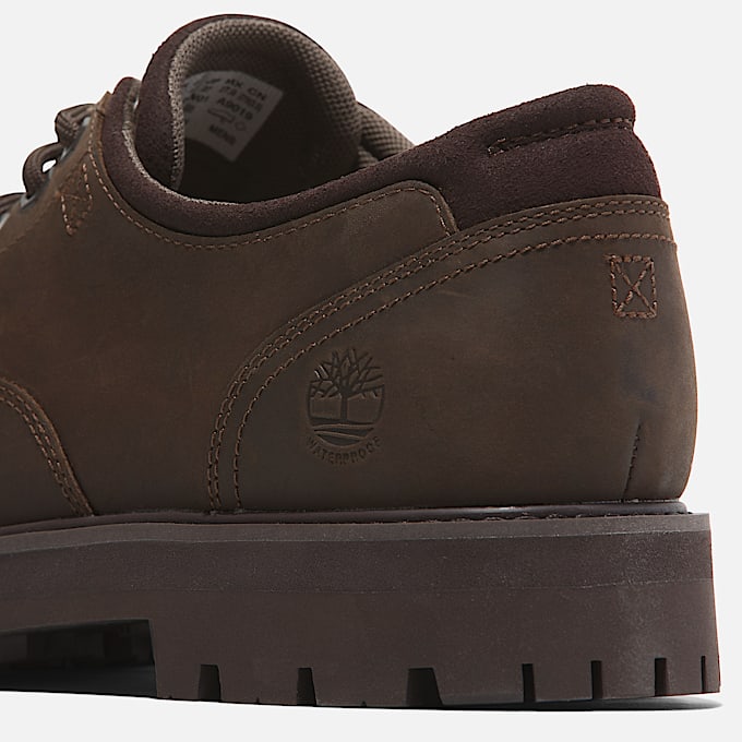 Zapatos impermeables Britton Road para hombre en marrón oscuro
