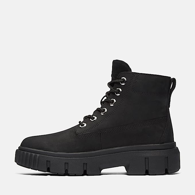 Halbhoher Greyfield Stiefel fr Damen in Schwarz TBL Schwarz ALT5