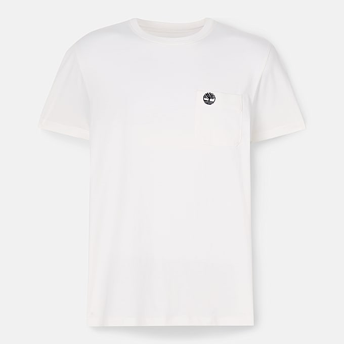 Dunstan River HerrenTShirt mit Tasche in Wei TBL Wei ALT10