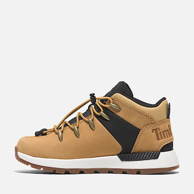 Sprint Trekker Mid Bungee Trainer for Youth in YellowBlack TBL Yellow ALT5