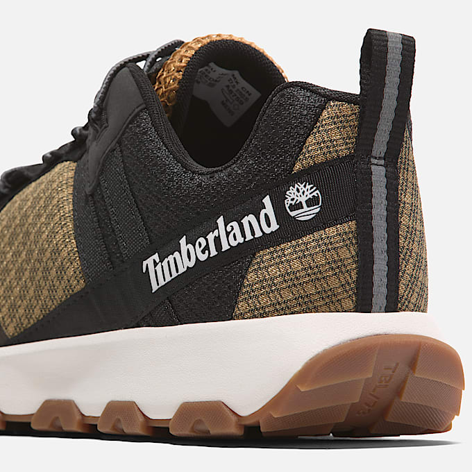 Winsor Trail Waterproof Trainer fr herr i gul TBL Gul ALT6