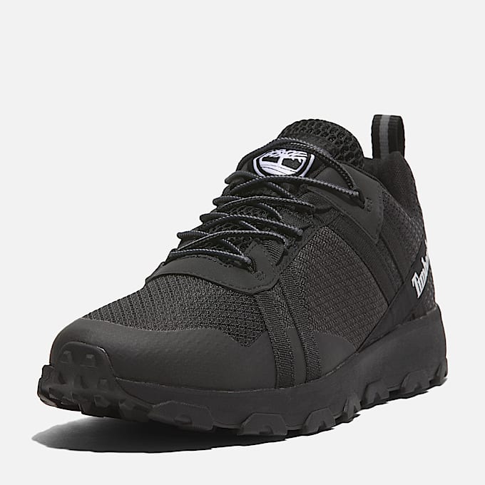 Winsor Trail Waterproof Trainer fr herr i svart TBL Svart ALT8