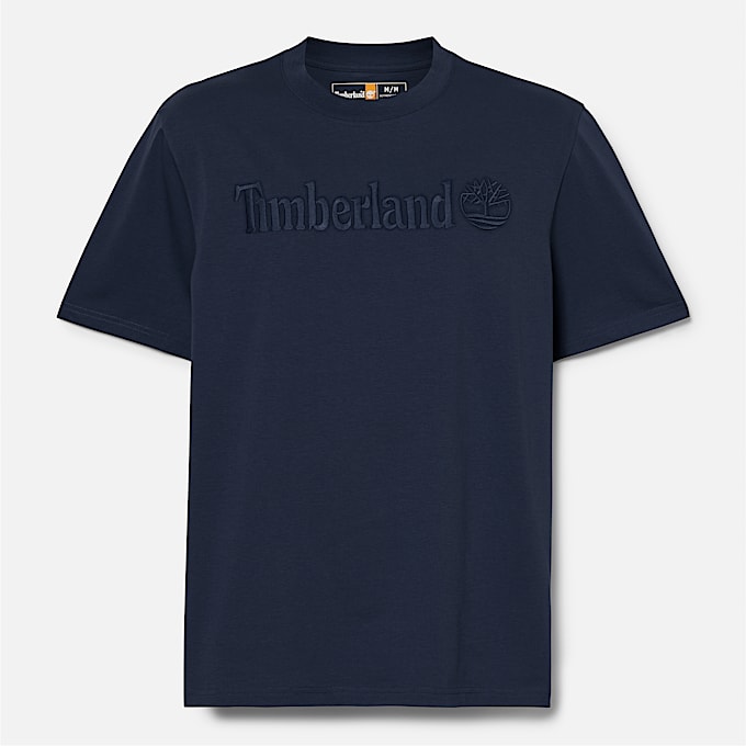 T-shirt à manches courtes Hampthon pour homme en bleu foncé