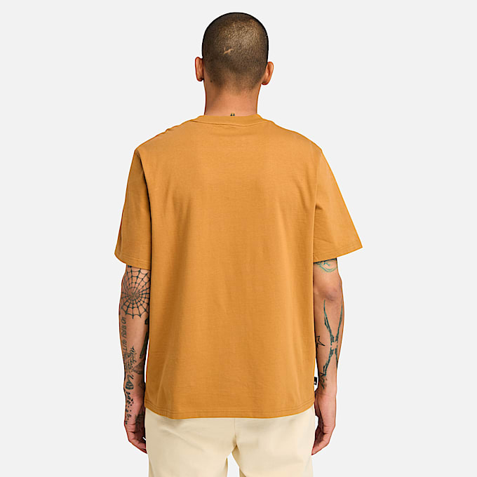 Tshirt  manches courtes Hampton pour homme en jaune TBL jaune ALT9