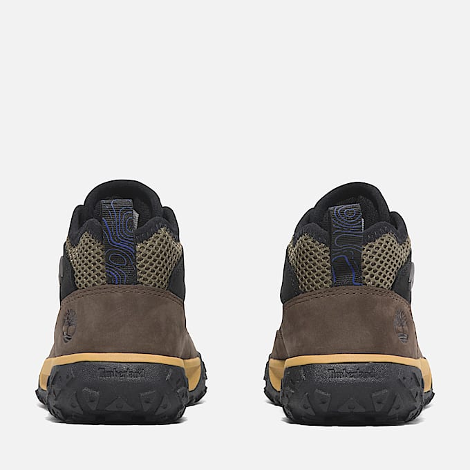 Halbhoher GreenStride Motion 6 Sneaker fr Kinder in SchwarzBraun TBL Braun ALT4