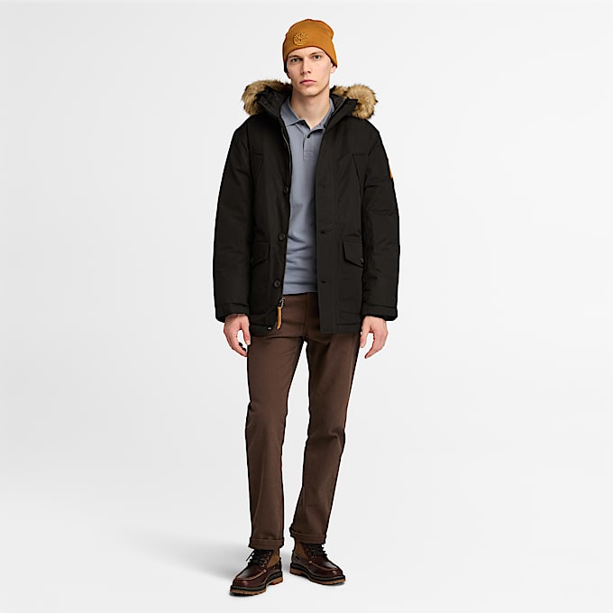 Scar Ridge Waterproof Parka for Men in Black TBL Black ALT1