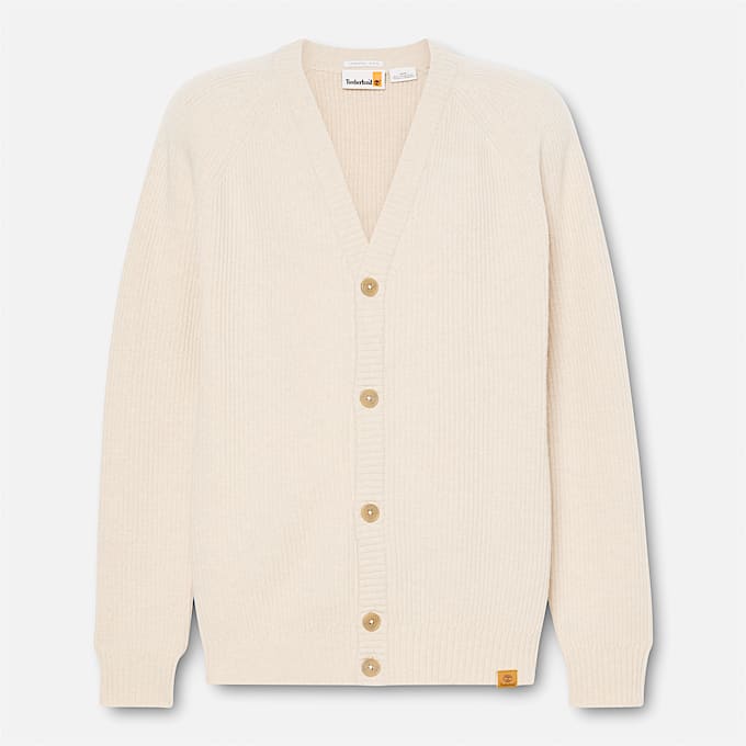 All Gender Phillips Brook Raglan Sleeve Cardigan in Beige TBL Beige ALT10