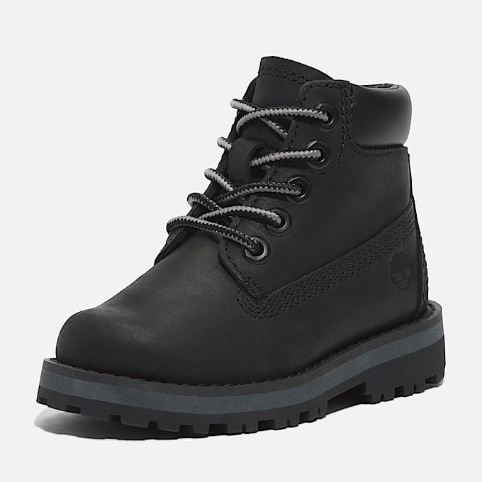 Courma Kid 6inch Boot fr barn i svart TBL Svart ALT8