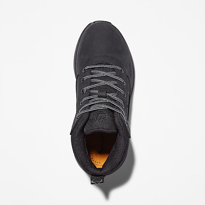 Zapatillas Field Trekker con cordones elásticos para niños (de 30,5 a 35) en negro