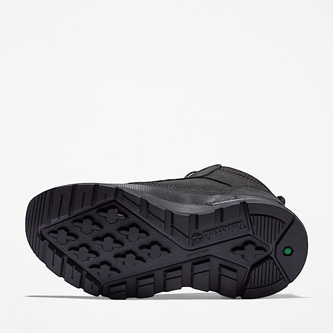 Zapatillas Field Trekker con cordones elásticos para niños (de 30,5 a 35) en negro
