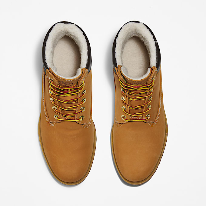 Wasserdichter Timberland Premium 6Inch Boot mit warmem Futter fr Herren in Gelb TBL Gelb ALT1