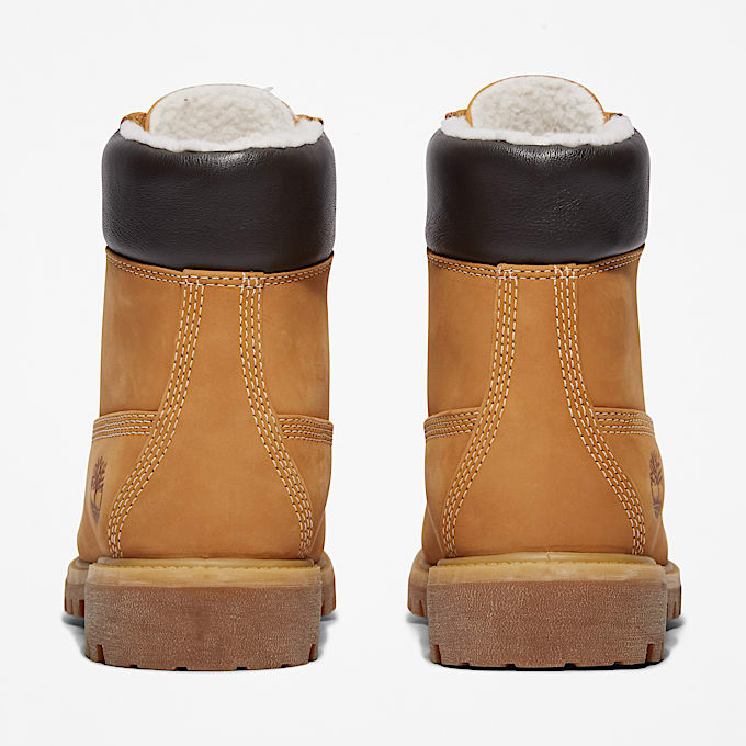 Wasserdichter Timberland Premium 6Inch Boot mit warmem Futter fr Herren in Gelb TBL Gelb ALT4