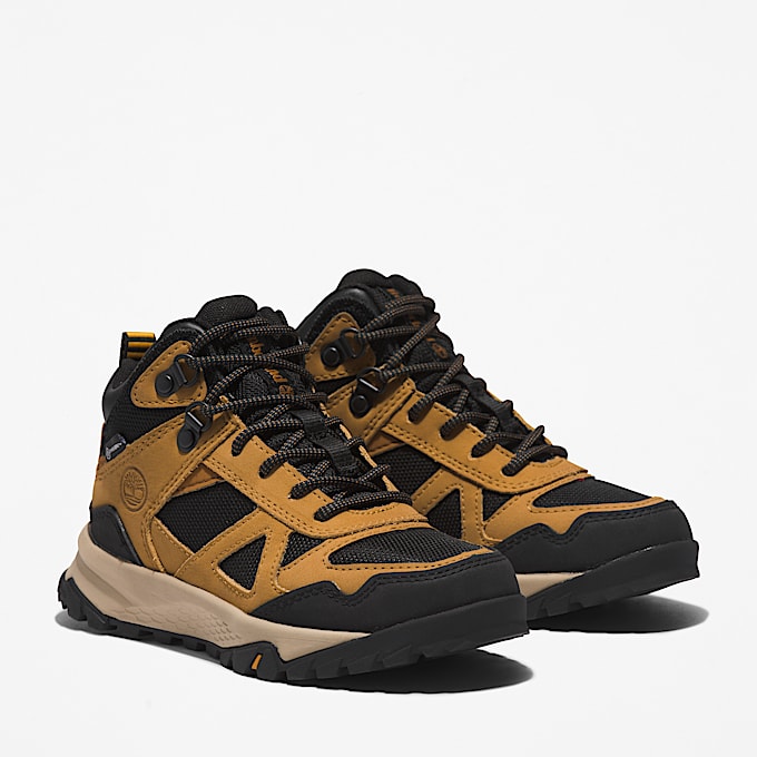 Wasserdichter halbhoher Lincoln Peak Hiking Boot fr Jugendliche in Gelb TBL Gelb ALT3