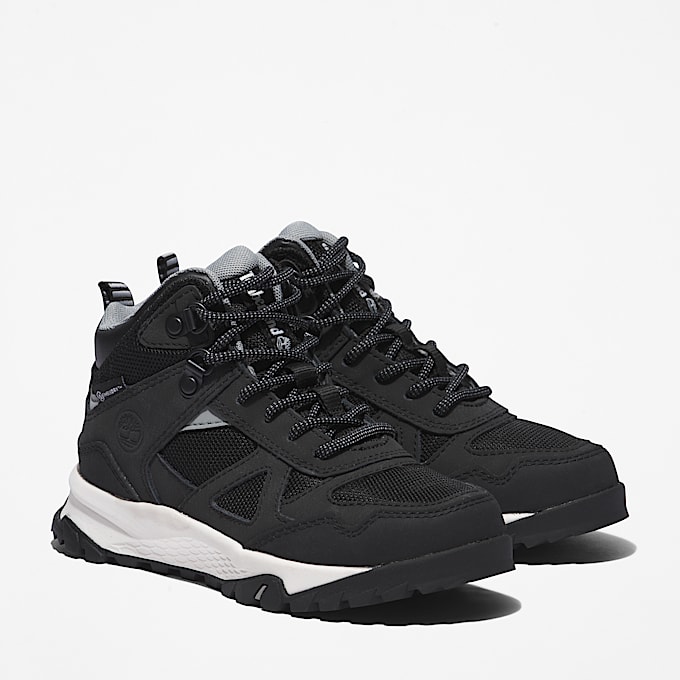 Lincoln Peak Mid Waterproof Hiking Boot for Junior in Black TBL Black ALT3