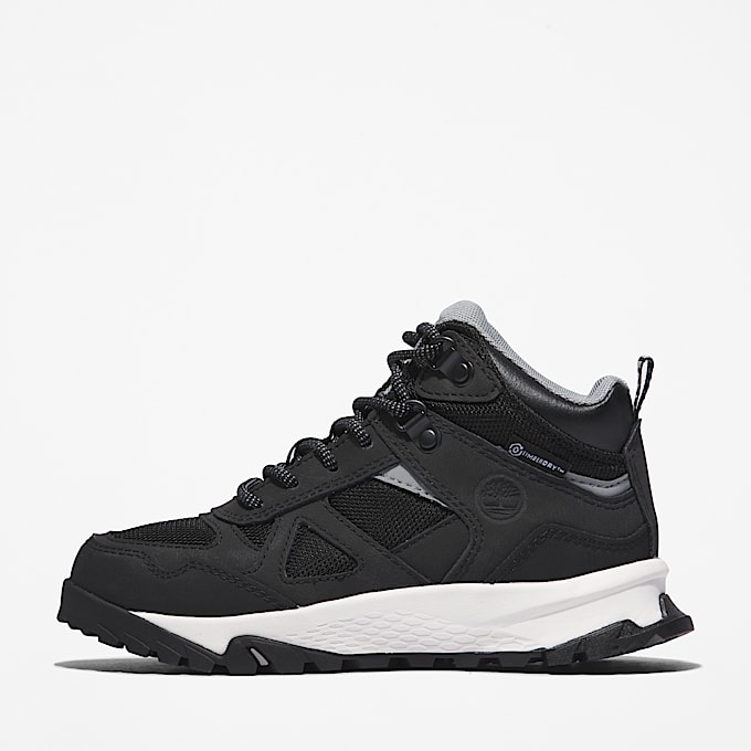 Lincoln Peak Mid Waterproof Hiking Boot for Junior in Black TBL Black ALT7