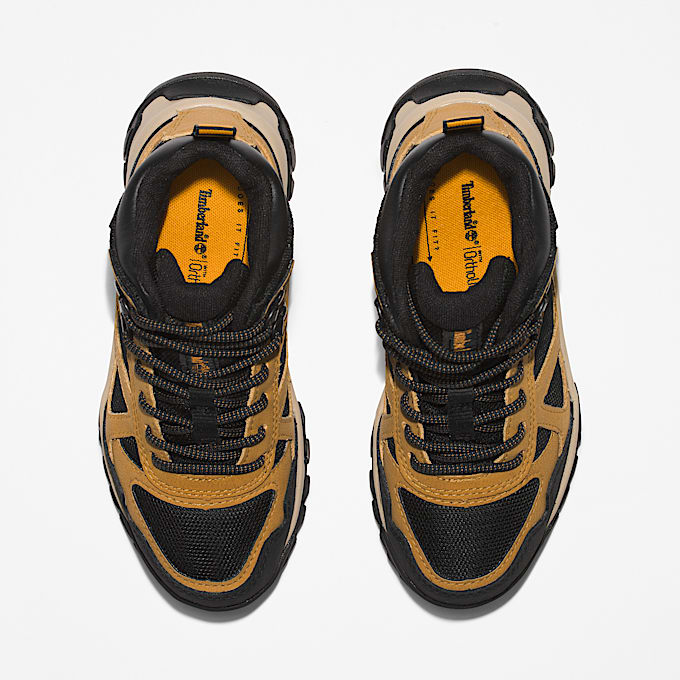 Lincoln Peak Mid Waterproof Hiking Boot for Junior in Yellow TBL Yellow ALT1