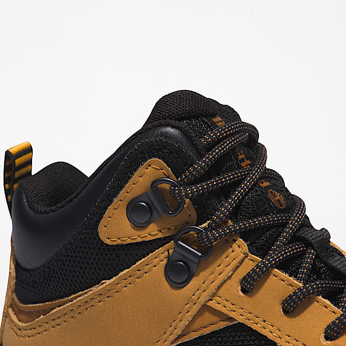 Lincoln Peak Mid Waterproof Hiking Boot for Junior in Yellow TBL Yellow ALT6