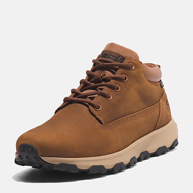 Winsor Park Mid GORETEX Trainer for Men in Light Brown TBL Brown ALT8