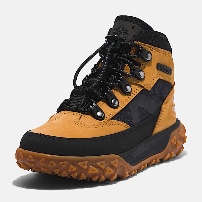 Halbhoher wasserdichter GreenStride Motion 6 Sneaker fr Kinder in Gelb TBL Gelb ALT8