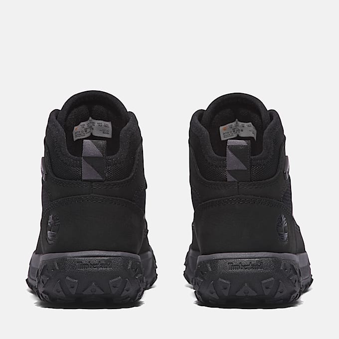 Halbhoher wasserfester GreenStride Motion 6 Bungee Sneaker fr Jugendliche in Schwarz TBL Schwarz ALT4