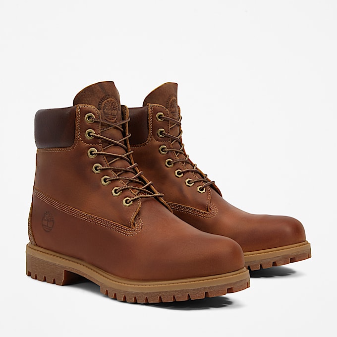Timberland Premium 6Inch Waterproof Boot for Men in Brown TBL Brown ALT4